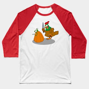 Carving Chicken Baseball T-Shirt